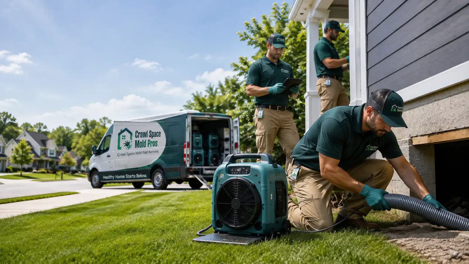 Crawl Space Mold Removal in Lovington, IL
